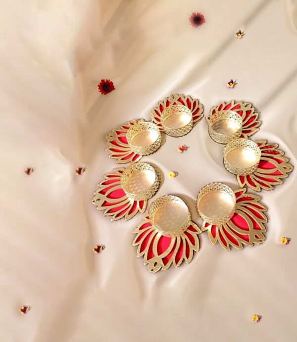 Lotus Tealight Holder 6 PC SET