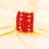 Gala Red Mirror Bangles