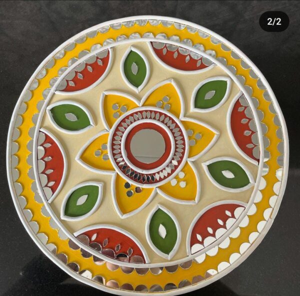 RADIANT BLOOM LIPPAN MANDALA 15 INCH